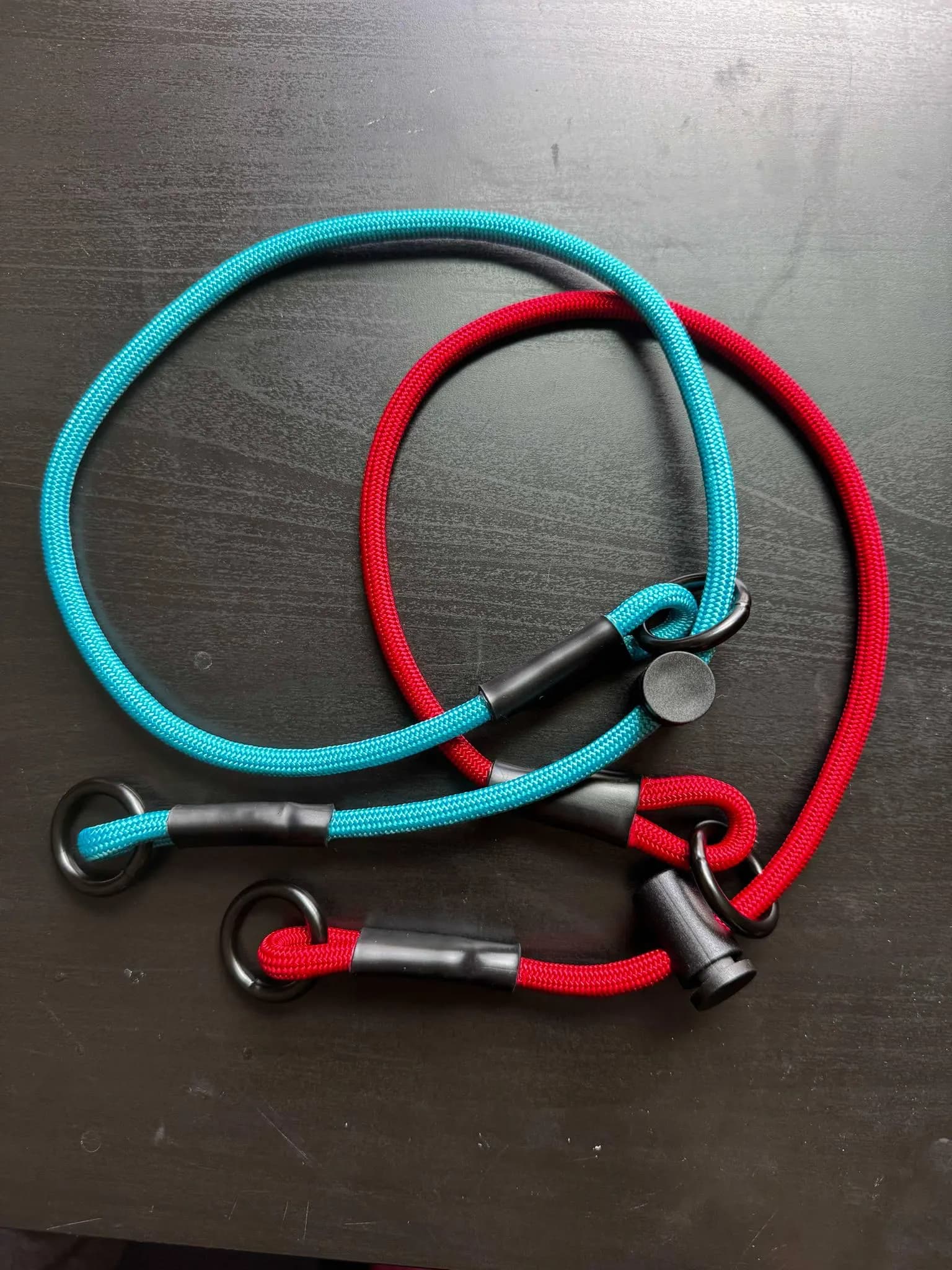 Handmade Paracord Dog Slip Collar, Color Options