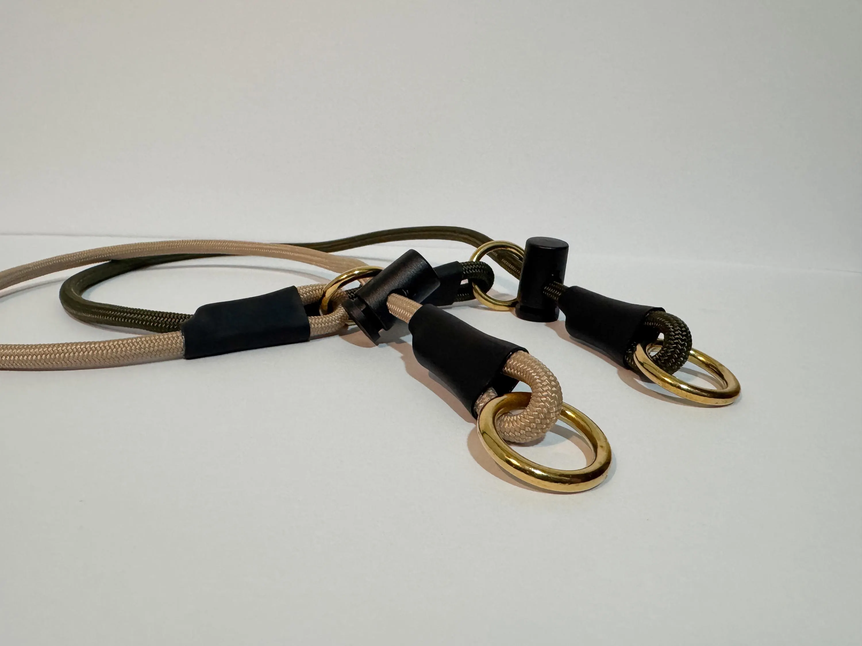 Handmade Paracord Dog Slip Collar, Hardware Detail thumbnail